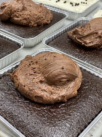 brownies with icing