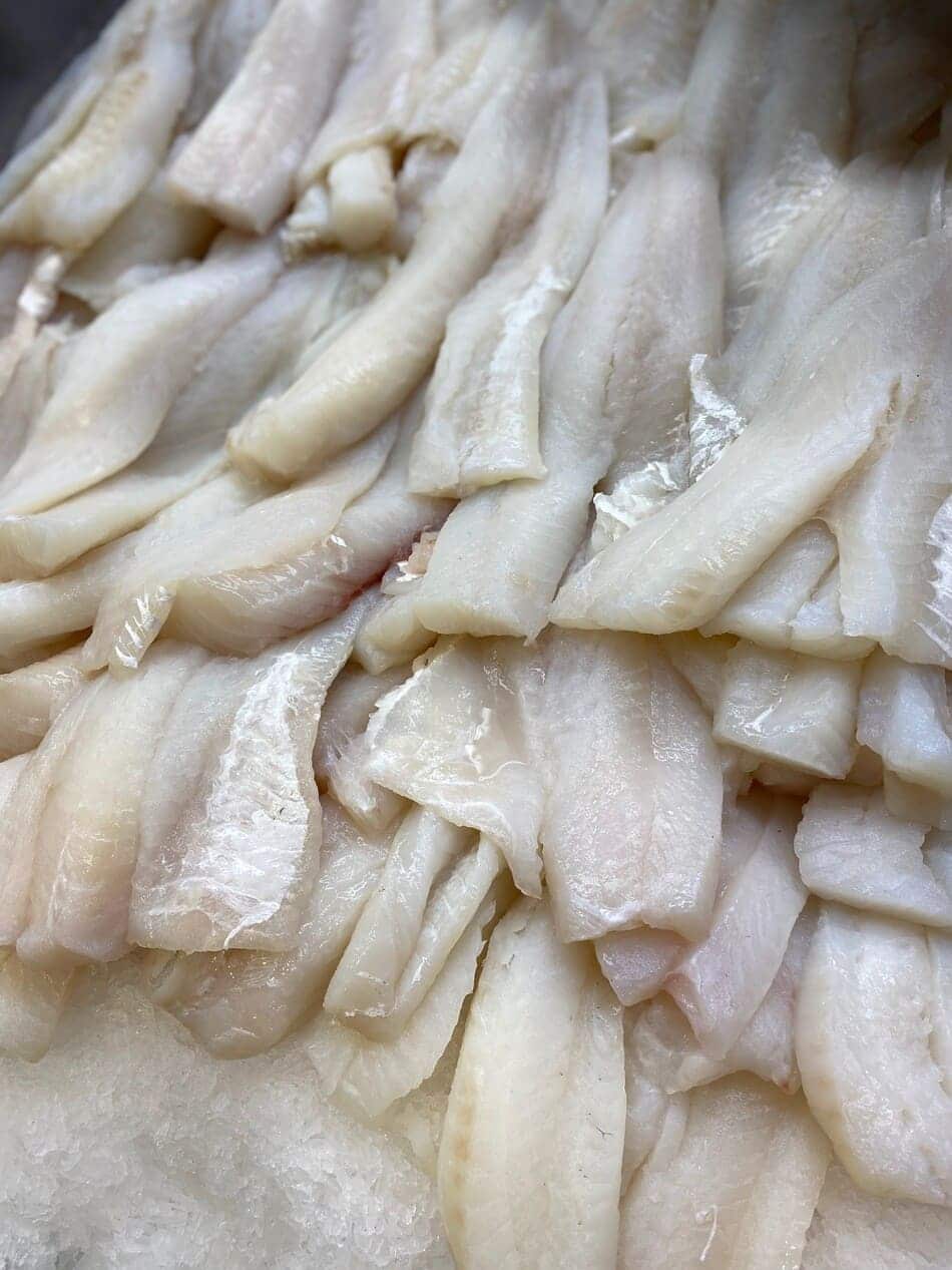 fish fillets in seafood dept