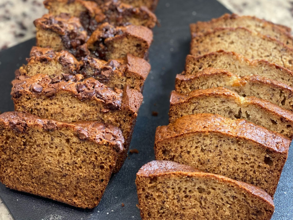 This banana bread is the perfect way to start your day!