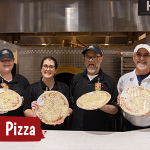 Hot and take n' bake pizzas at West Bradenton